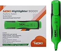 Noki 9000 Yeşil 10'lu Fosforlu Kalem