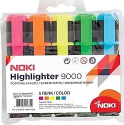 Noki 9000 5'li Fosforlu Kalem Seti