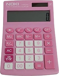 Noki H-MC010 Pembe 12 Haneli Masaüstü Hesap Makinesi