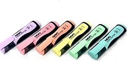 Noki 9000 Pastel 6'lı Fosforlu Kalem