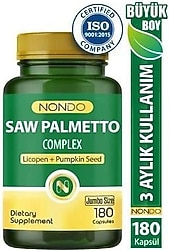 Nondo Saw Palmetto Complex 180 Kapsül