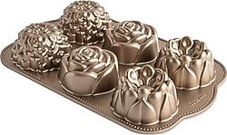 Nordic Ware Çiçekli Cakelet 6'lı Kek Kalıbı
