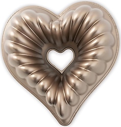 Nordic Ware Elegant Kalp Bundt Kek Kalıbı Bronz