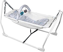 Norfolk Baby Sleep Katlanabilir Oyuncaklı Sallanır Bebek Hamağı Ekru