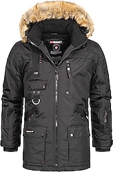 Giacca Softshell Geographical Norway Uomo - Impermeabile Con Cappuccio, Tattica Per Trekking E Outdoor - Foto 5