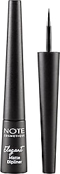 Note Elegant Matte Waterproof 01 Siyah Dipliner