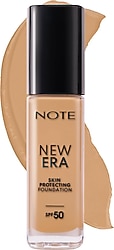 Note New Era Skin Protecting Hyaluronik Asitli SPF 50 160 Warm Almond 30 ml Likit Fondöten