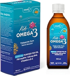 Nouplus Premium Omega Kids 150 ml Şurup