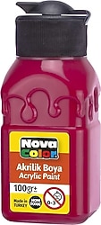Nova Color 100 gr Ateş Kırmızı Akrilik Boya