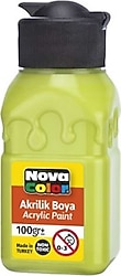Nova Color 100 gr Fıstık Yeşili Akrilik Boya