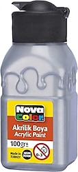 Nova Color 100 gr Gümüş Akrilik Boya