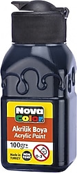 Nova Color 100 gr Siyah Akrilik Boya