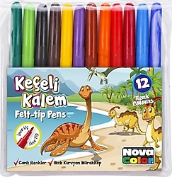 Nova Color NC-620 12'li Keçeli Kalem Seti
