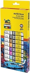 Nova Color 12 ml 12 Renk Akrilik Boya