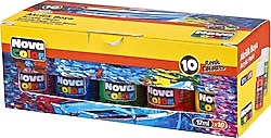 Nova Color NC-2007 17 ml 10'lu Akrilik Boya