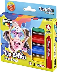 Nova Color NC-211 4'lü Yüz Boyası Seti