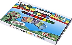 Nova Color Silinebilir Jumbo 12'li Pastel Boya
