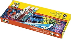Nova Color NC-287 7 ml 10'lu Tüp Akrilik Boya Seti