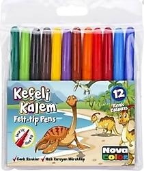 Nova Color NC-871 12'li Keçeli Kalem Seti