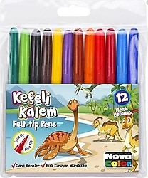 Nova Color NC-873 Maxi 12'li Keçeli Kalem