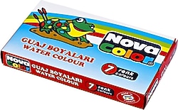 Nova Color 7 Renk Tüp Guaj Boya