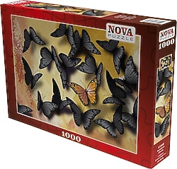 Nova Puzzle Benzersiz Olmak Kelebekler Puzzle 1000 Parça 41048