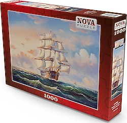 Nova Puzzle Dalgalı Sularda Yelken Açmak Puzzle 1000 Parça 41086