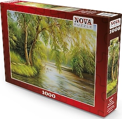 Nova Puzzle Dere Kenarında Salkım Söğüt Puzzle 1000 Parça 41034