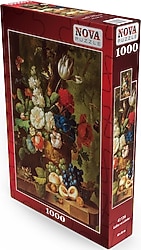 Nova Puzzle Güller ve Laleler Natürmort Puzzle 1000 Parça 41136