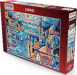 Nova Puzzle Panoramik İstanbul Manzarası Puzzle 1000 Parça 41132