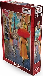 Nova Puzzle Paris Sokaklarında Gezinti Puzzle 1000 Parça 41135