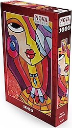 Nova Puzzle Süslü Kız Puzzle 1000 Parça 41114