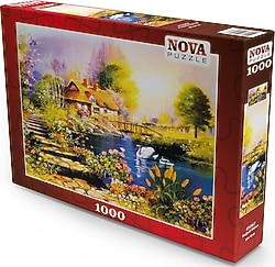 Nova Puzzle Kuğulu Bahçe Puzzle 1000 Parça 41067