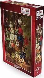 Nova Puzzle Çiçekler ve Meyveler Natürmort 2000 Parça Puzzle 46008