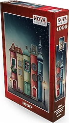 Nova Puzzle Geceyi Aydınlatan Kitaplar Puzzle 1000 Parça 41006