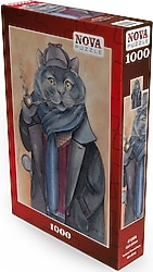 Nova Puzzle Gizli Görev Dedektif Kedi Puzzle 1000 Parça 41094