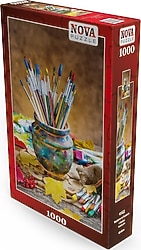 Nova Boyalarım ve Fırçalarım 1000 Parça Puzzle 41022