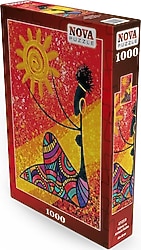 Nova Güneş Ve Afrikalı Kadın 1000 Parça Puzzle 41059