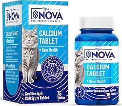 Nova Premium Calcium Kediler için 75 Tablet