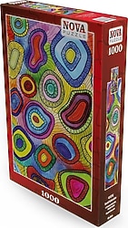 Nova Renkli Kabarcıklar 1000 Parça Puzzle 41016