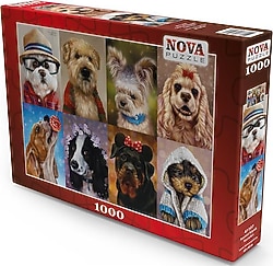 Nova Sevimli Köpek Yavruları 1000 Parça Puzzle 41107