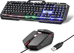 Novator HD865 Kablolu Oyuncu Klavye Mouse Seti