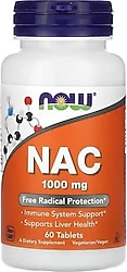 Now NAC 1000 mg 60 Tablet