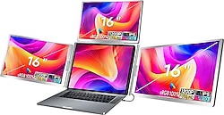 Npo NPM788 16" 14 ms Full HD IPS 3'lü Taşınabilir Monitör