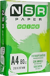 NSR Paper Prime A4 80 gr 500 Yaprak Fotokopi Kağıdı