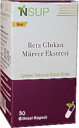 Nsup Beta Glukan Mürver Ekstresi 30 Kapsül