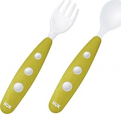 Nuk Easy Learning Mini Çatal Kaşık Seti 255047 Sarı