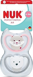 Nuk Perfect Match Air 6-18 Ay 2'li Emzik