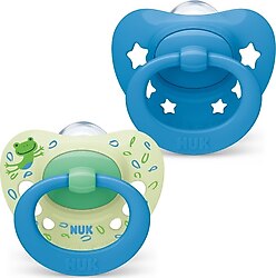 Nuk Signature 6-18 Ay 2'li Silikon Damaklı Emzik