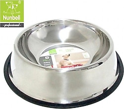 Nunbell 18 cm Kedi ve Köpek Çelik Mama Kabı